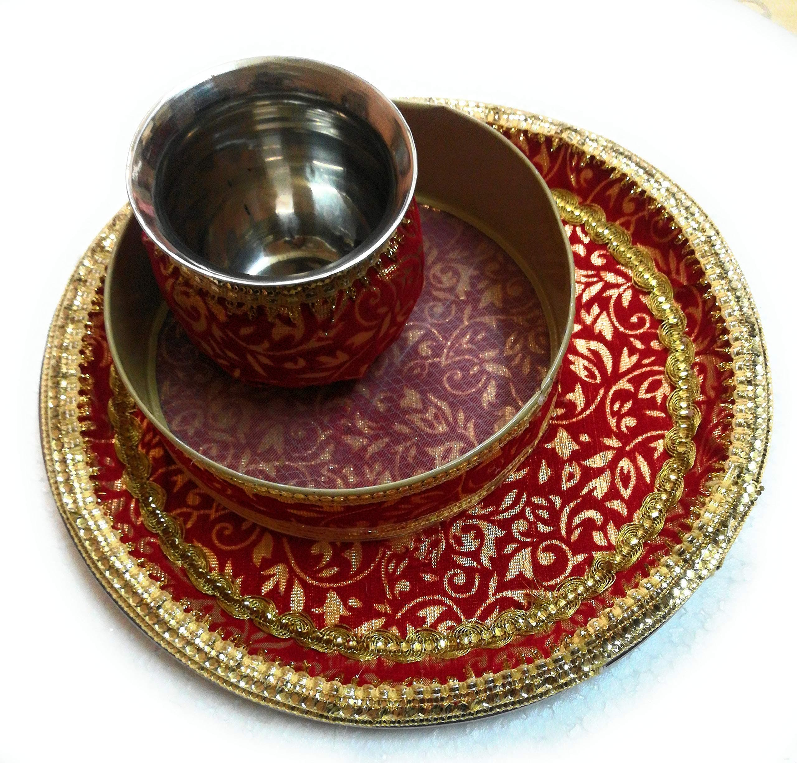 Vrindavan shopi Karvachauth Vrat Pooja Thali Kit