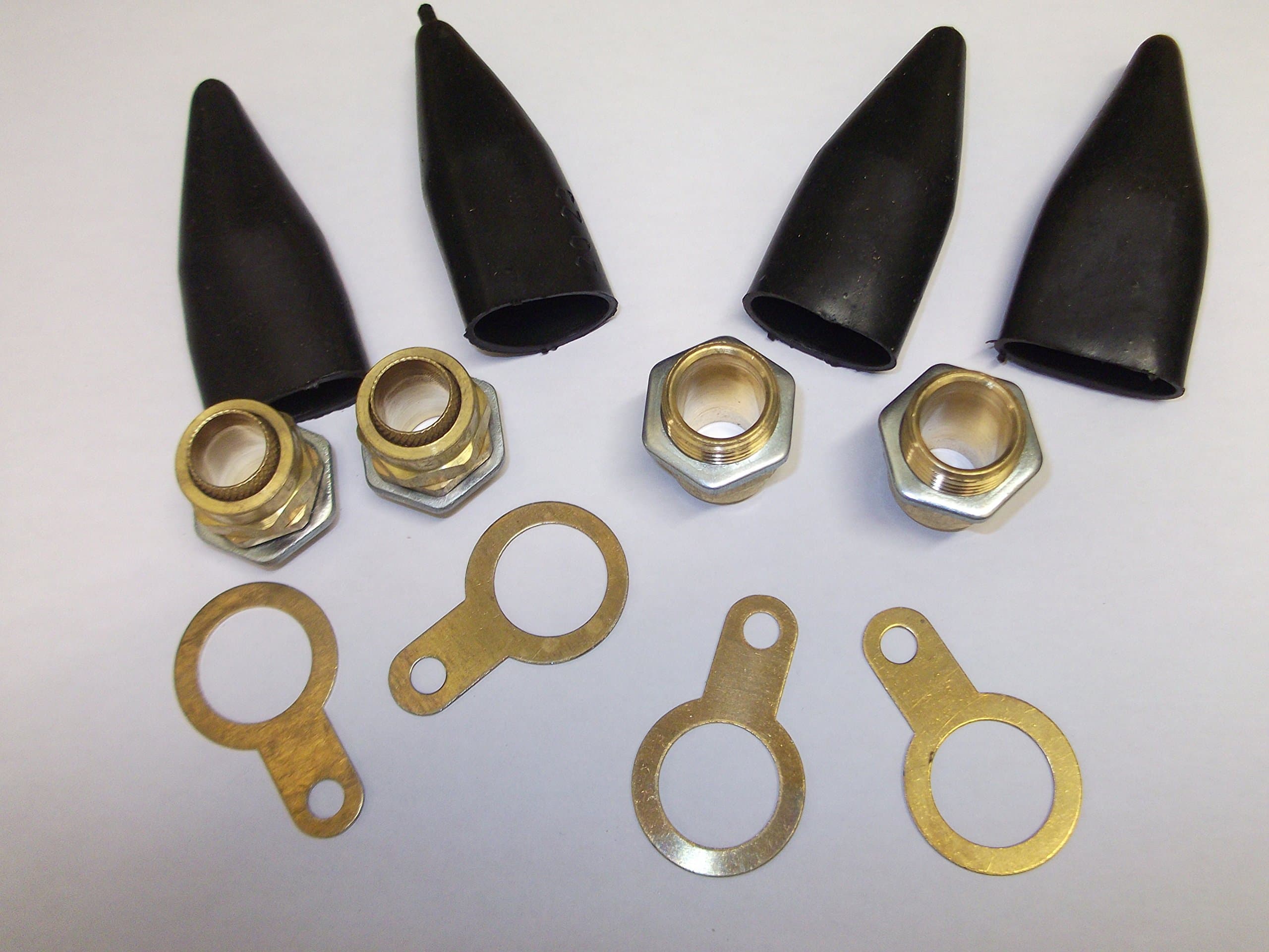 Innovo 2 Sets Brass Armoured Cable Glands 4mm Cable 2 to 3 core SWA BS6121 Outdoor Use