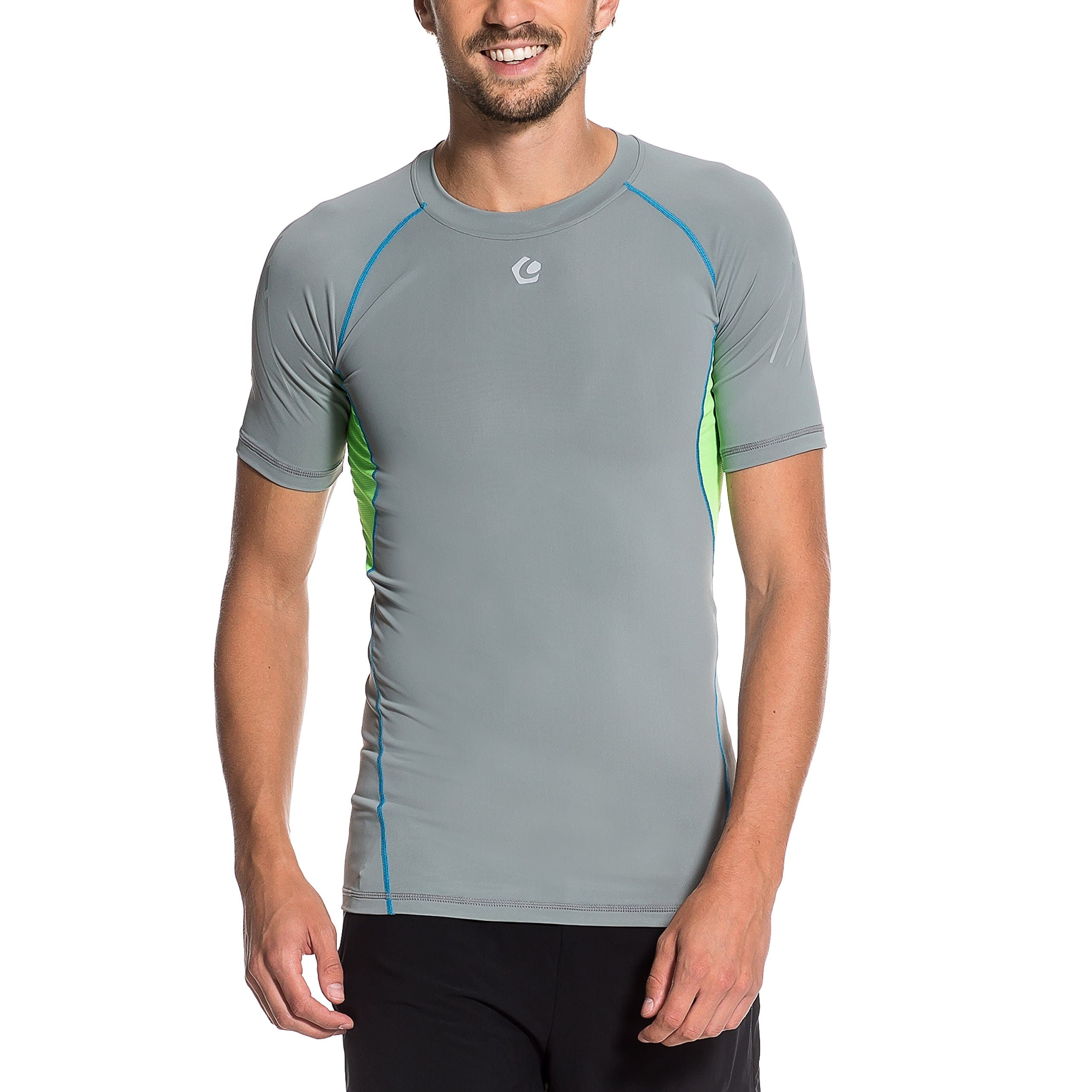 Pro Short Sleeve Men’s Compression Top – Running Shirt