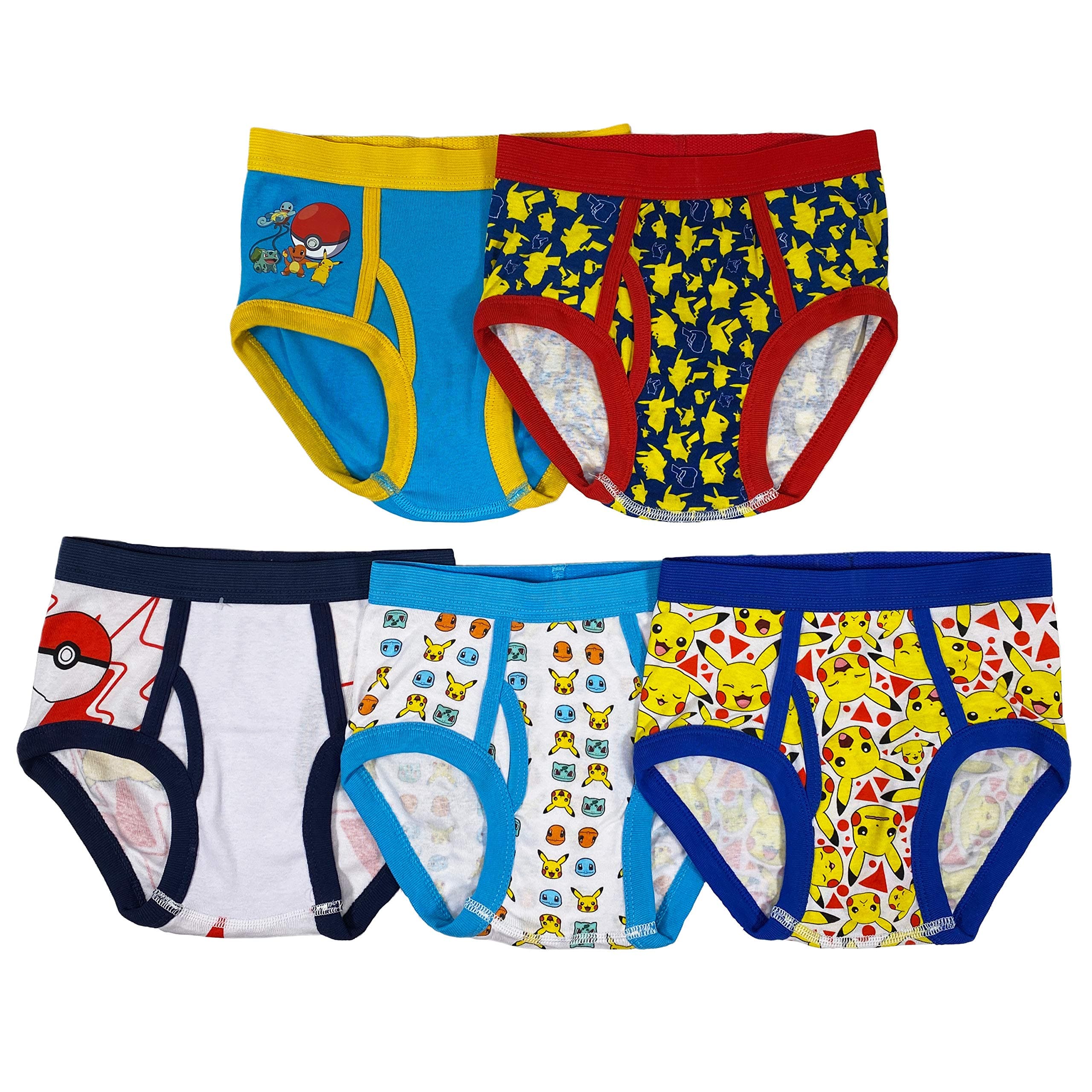 Handcraft Boys' Pokemon 5pk Brief