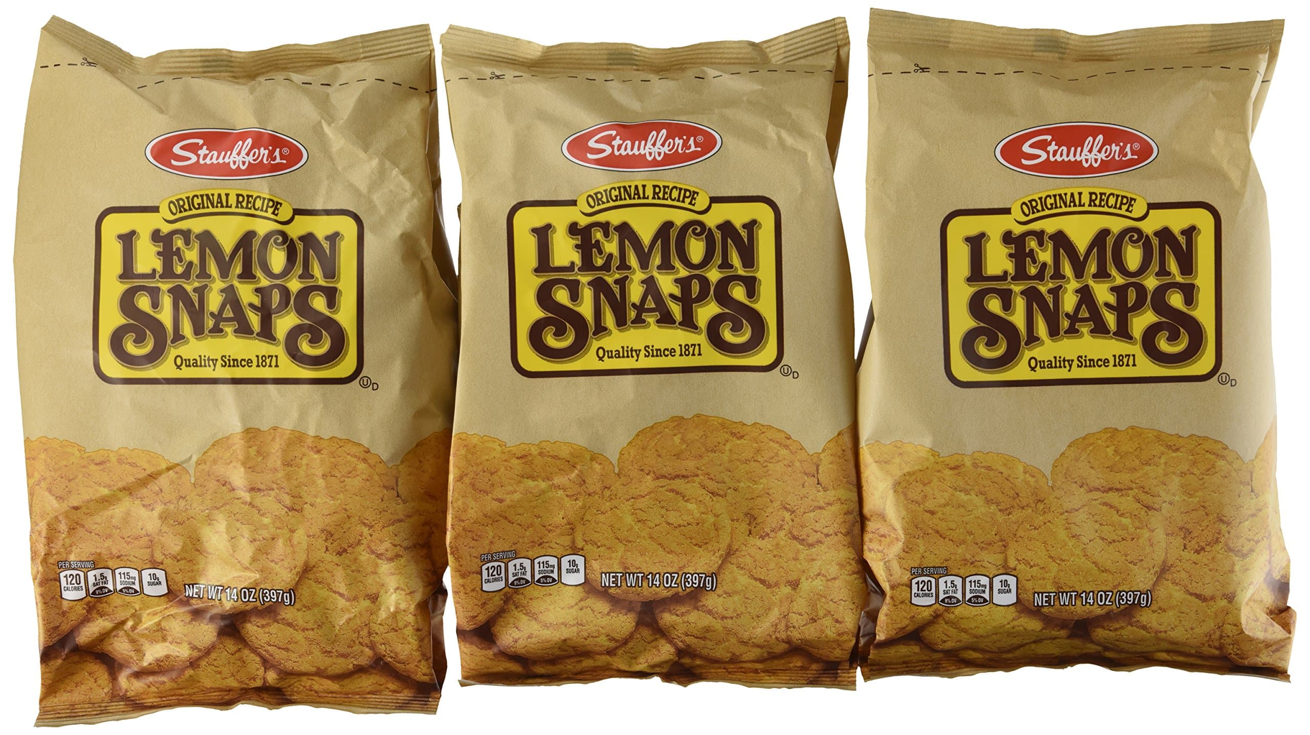 Stauffer's Lemon Snaps Cookies - [3 Pack]