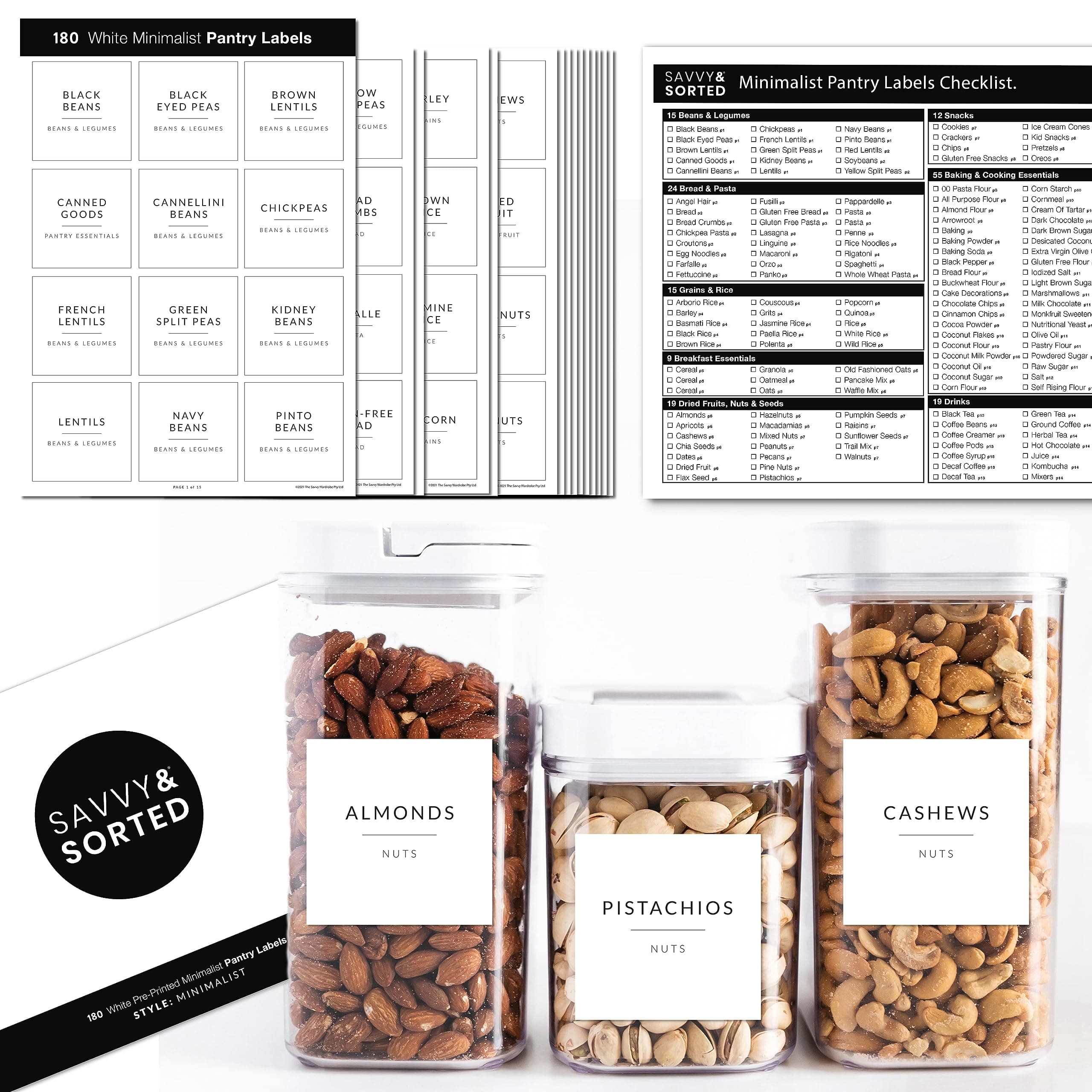 Square Pantry Labels