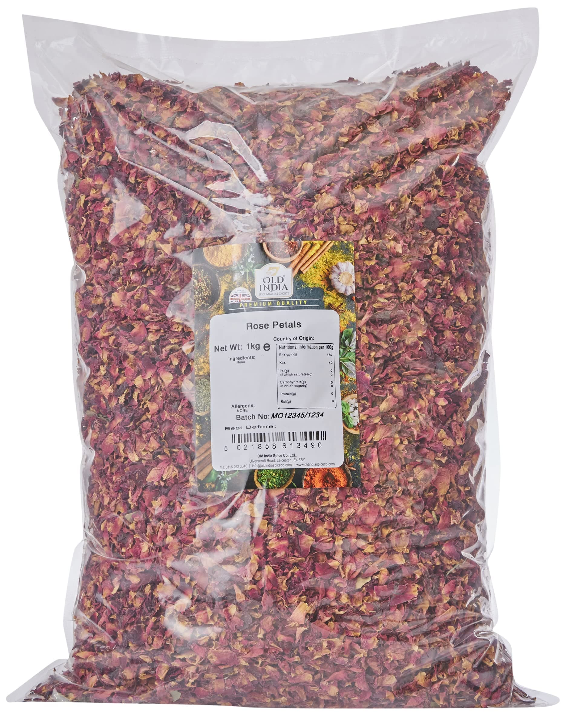 Old India Rose Petals 1kg