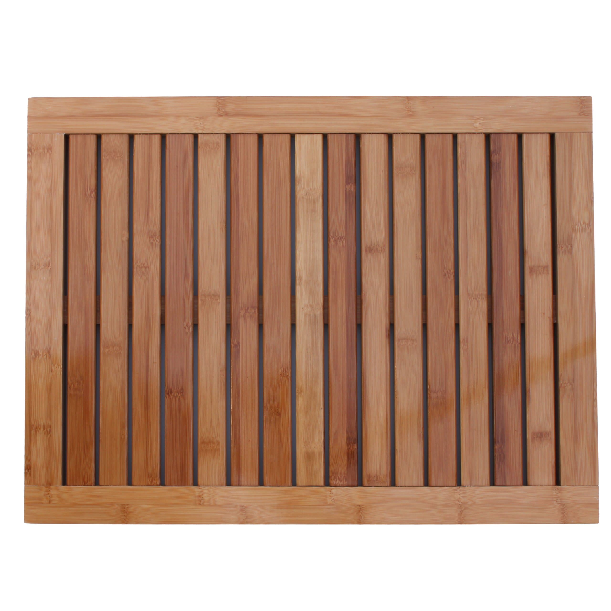 Oceanstar Bamboo Floor and Shower Mat