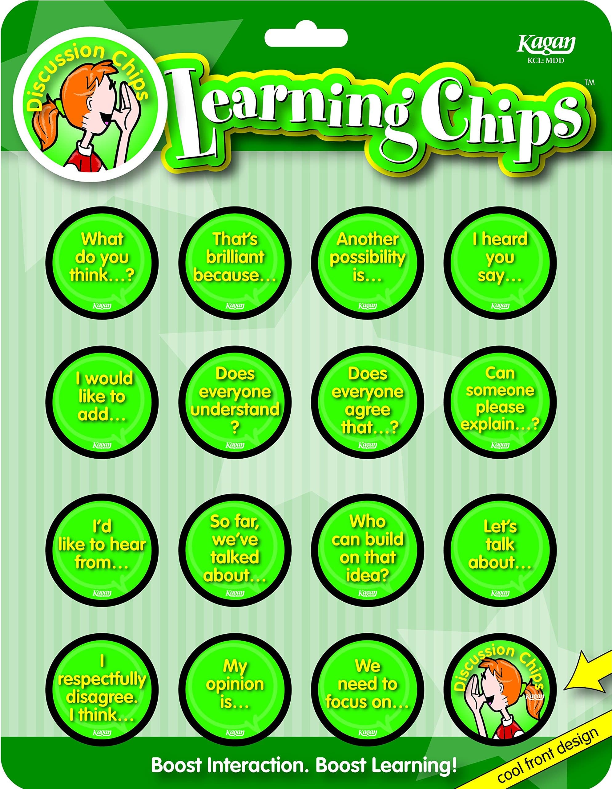 Kagan Cooperative Learning Chips: Discussion (MDD)