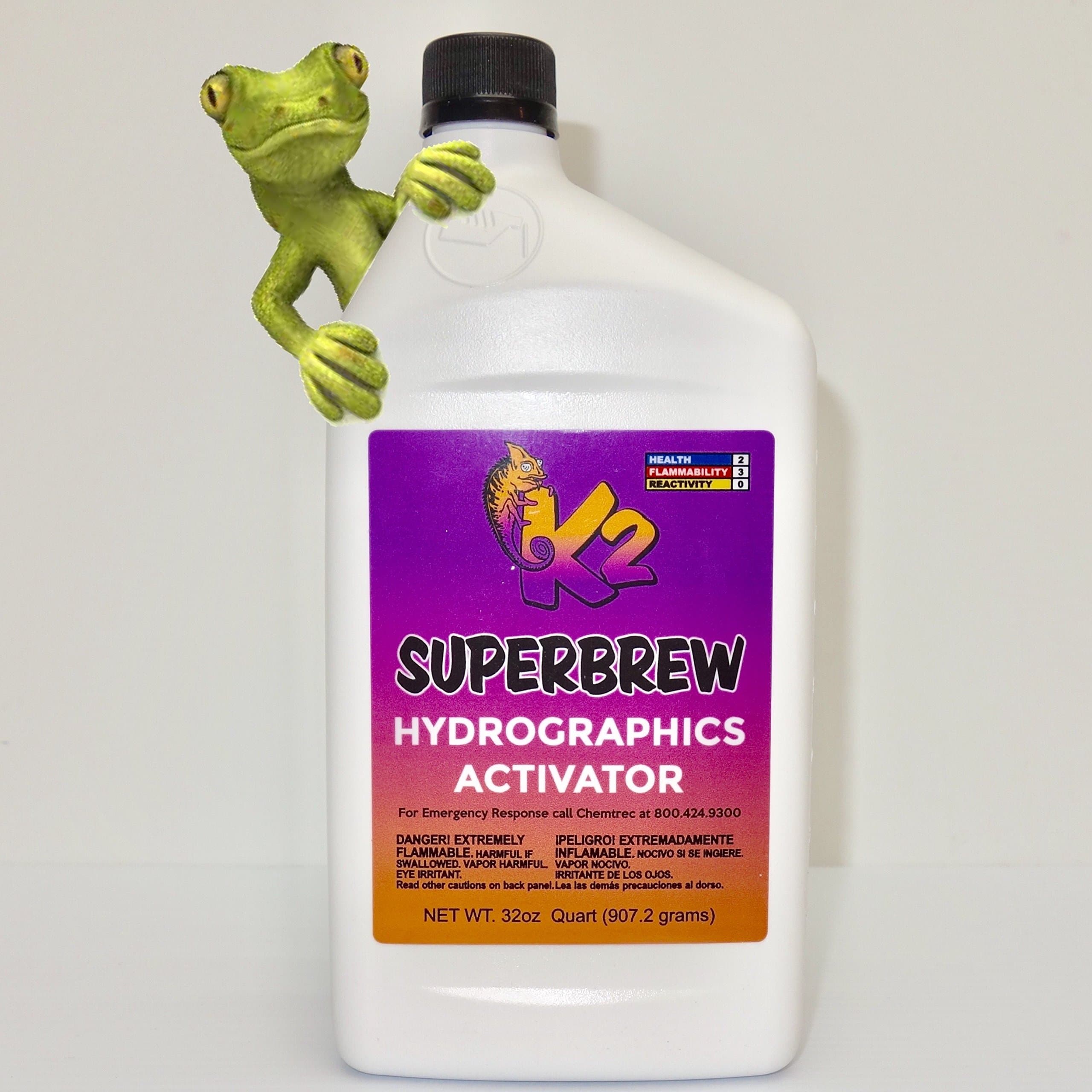 32oz Quart K2 Super Brew Hydrographic Film Activator