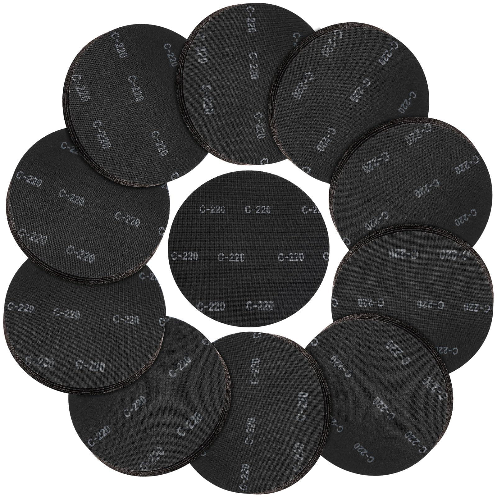 Swiffen 20 Pack 17" Sanding Screen Disc Mesh Floor Sanding Screen Dust Free Net Sandpaper 220 Grit Screen Sanding Discs for Wood Floors