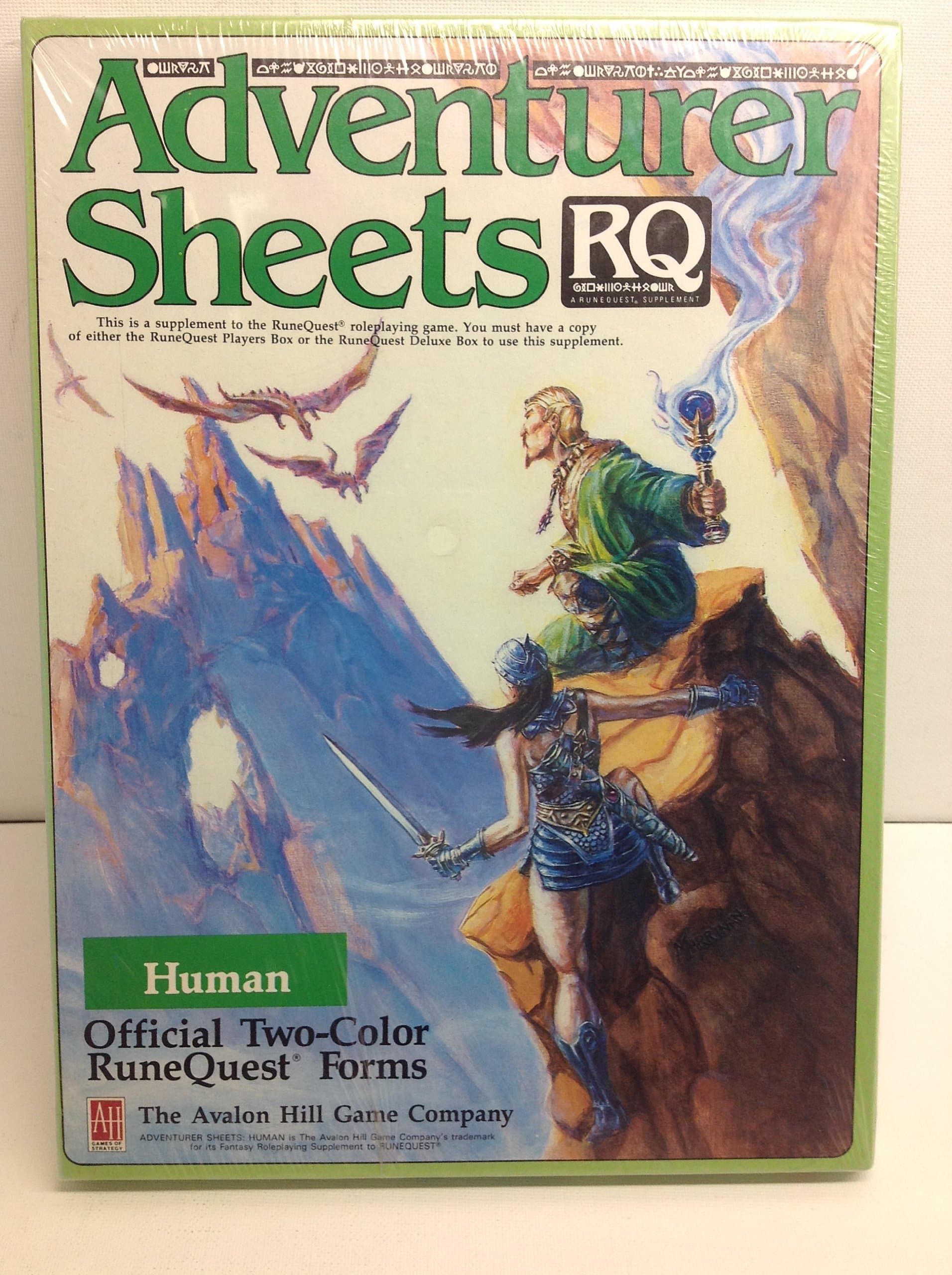 Rune Quest Adventurer Sheets: Human Adventurer Sheets