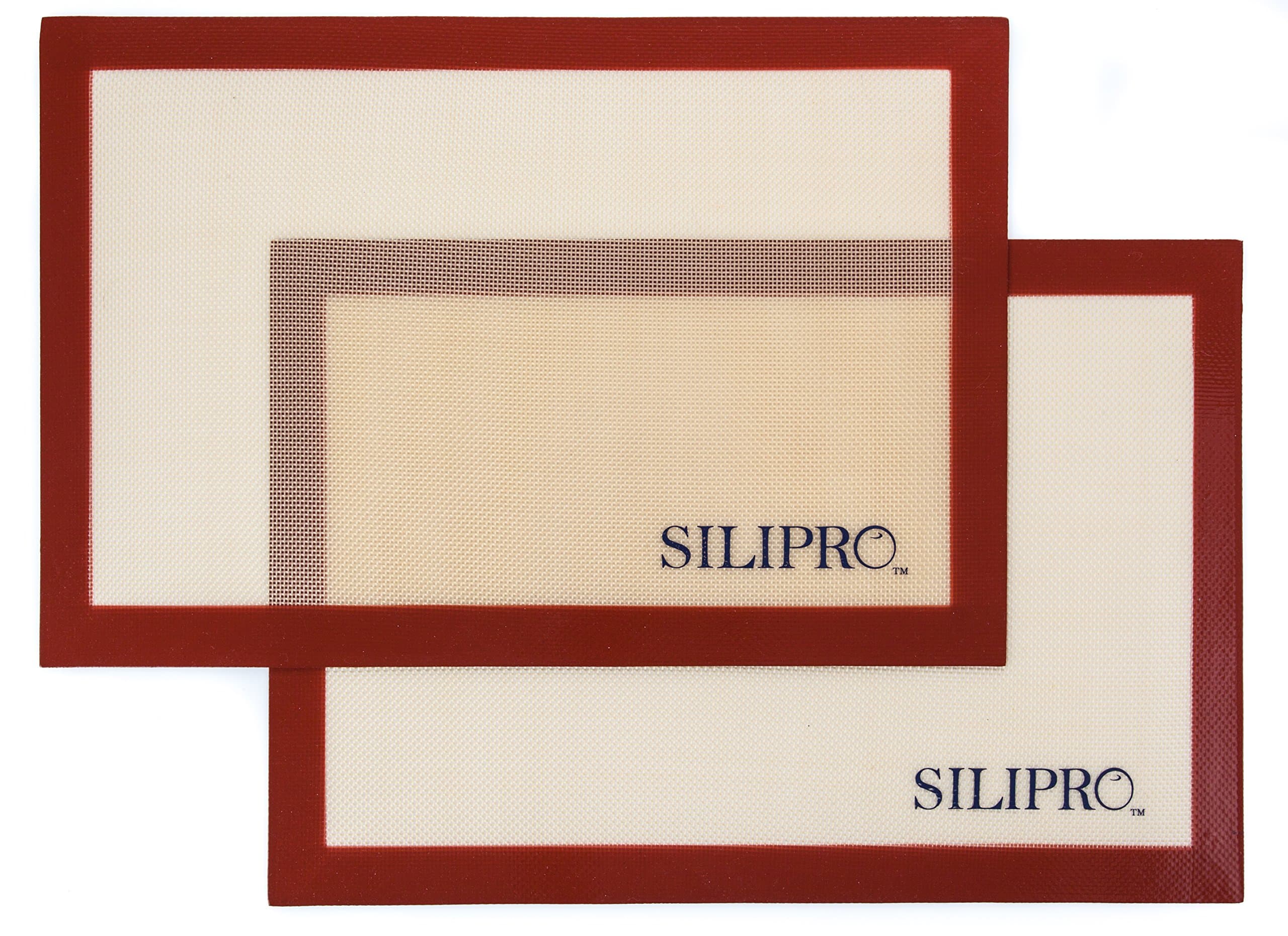 SiliPro (2 pk.) Non-Stick Silicone Baking Mat Set, 16 5/8" x 11