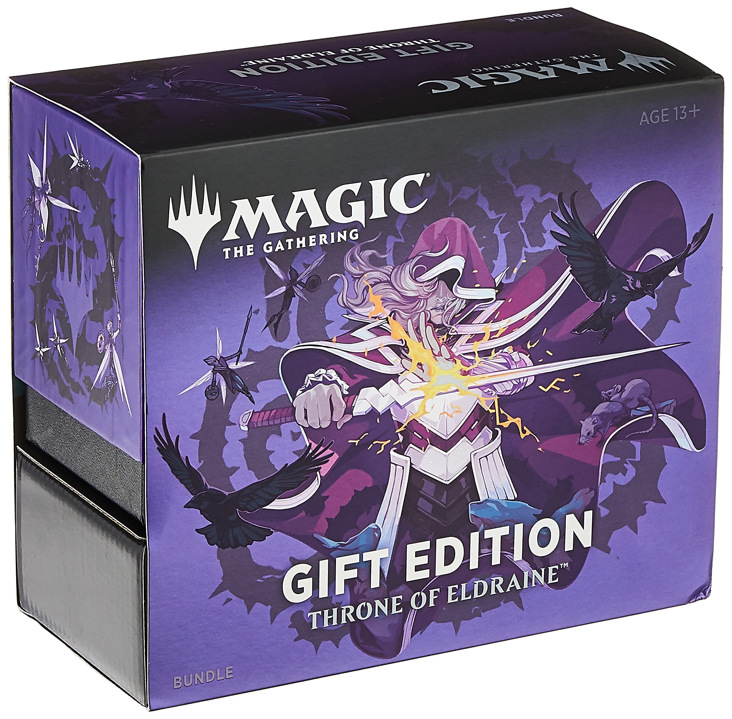 Magic The Gathering Throne of Eldraine Bundle Gift Edition | Alternate Art | 10 Booster Pack | 1 Collector Booster | Accessories