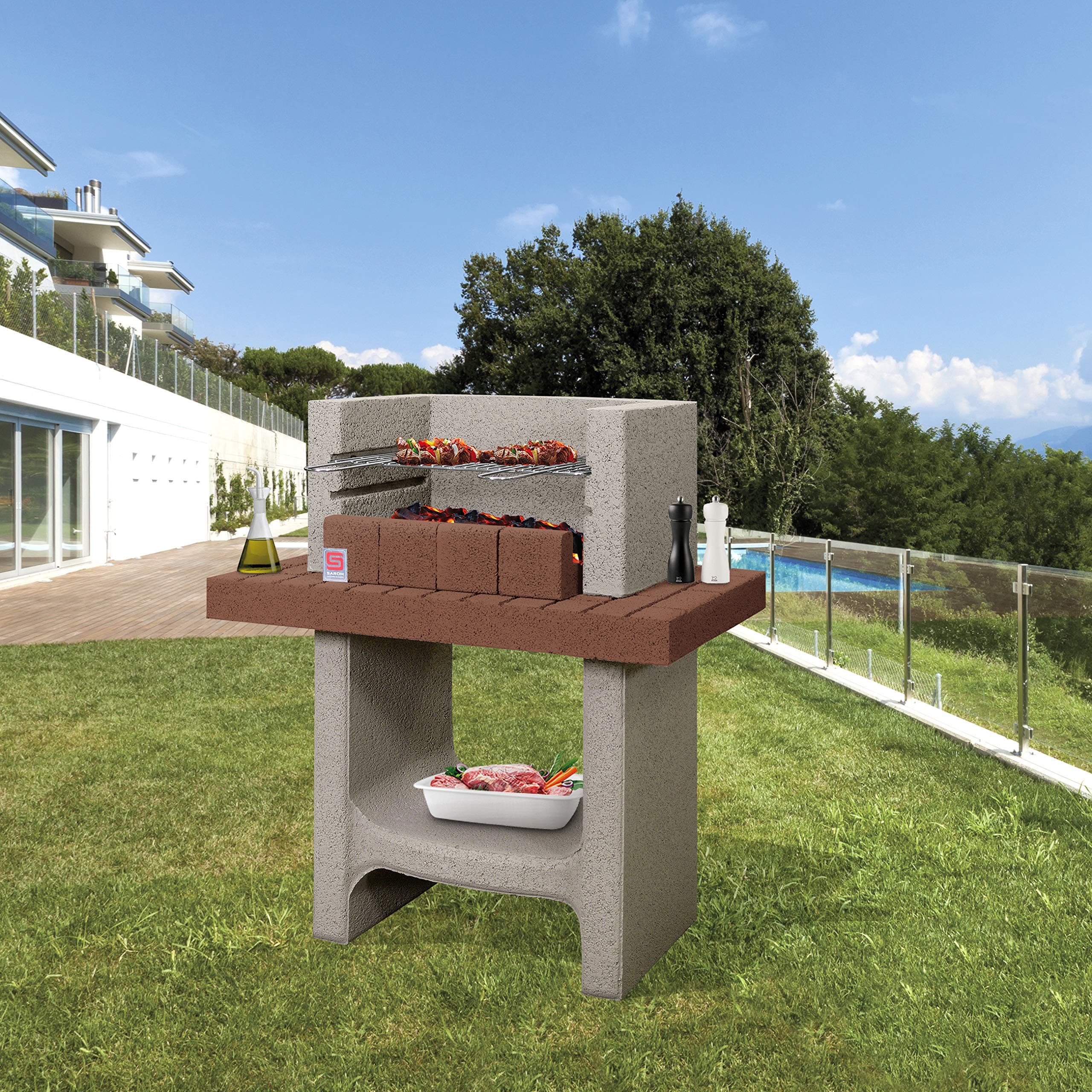 Garden Grills Bosa masonry BBQ