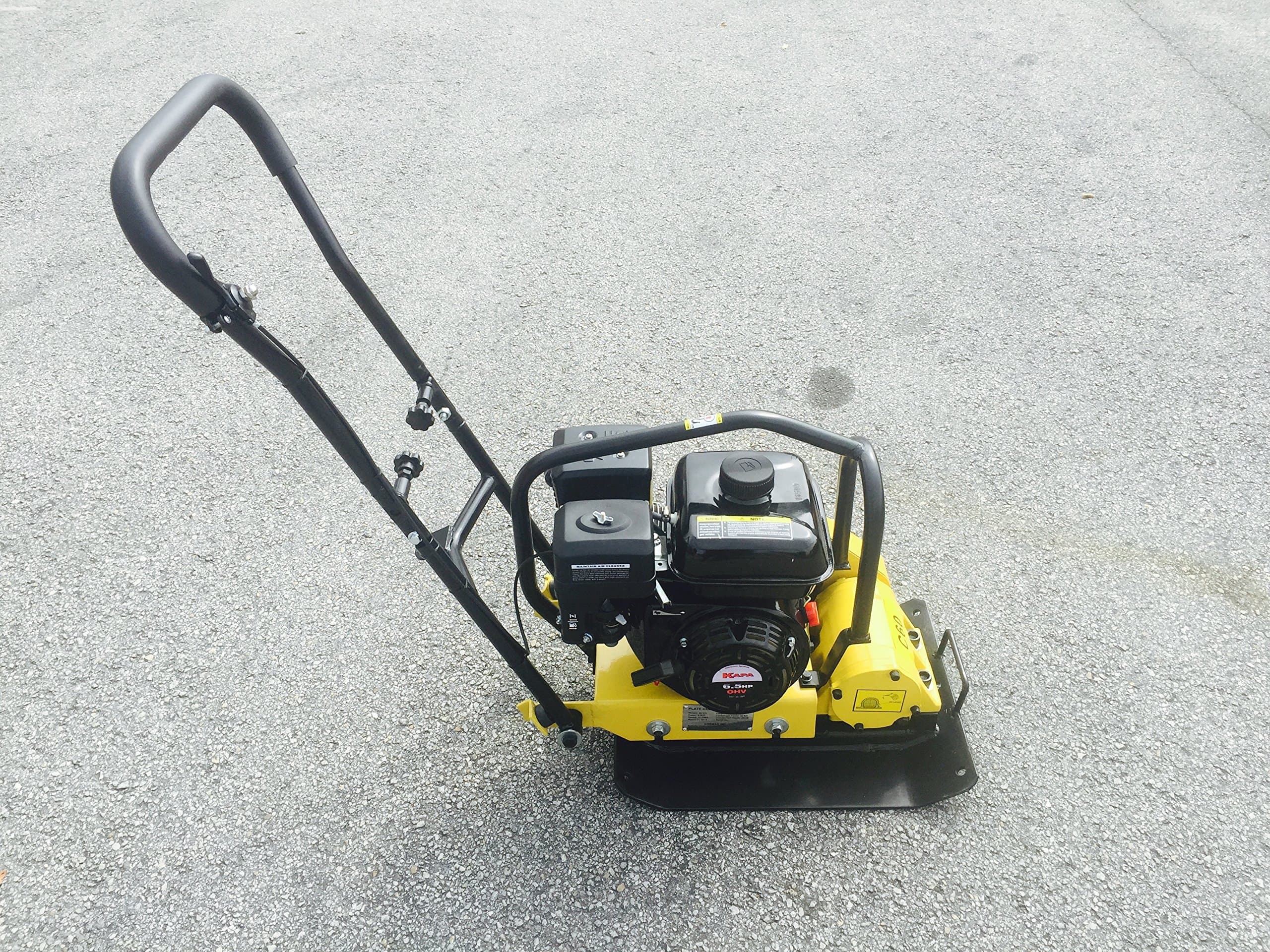 CORMAC C60 walk behind plate compactor 6.5HP gasoline engine vibration compaction force 2360 Lbs
