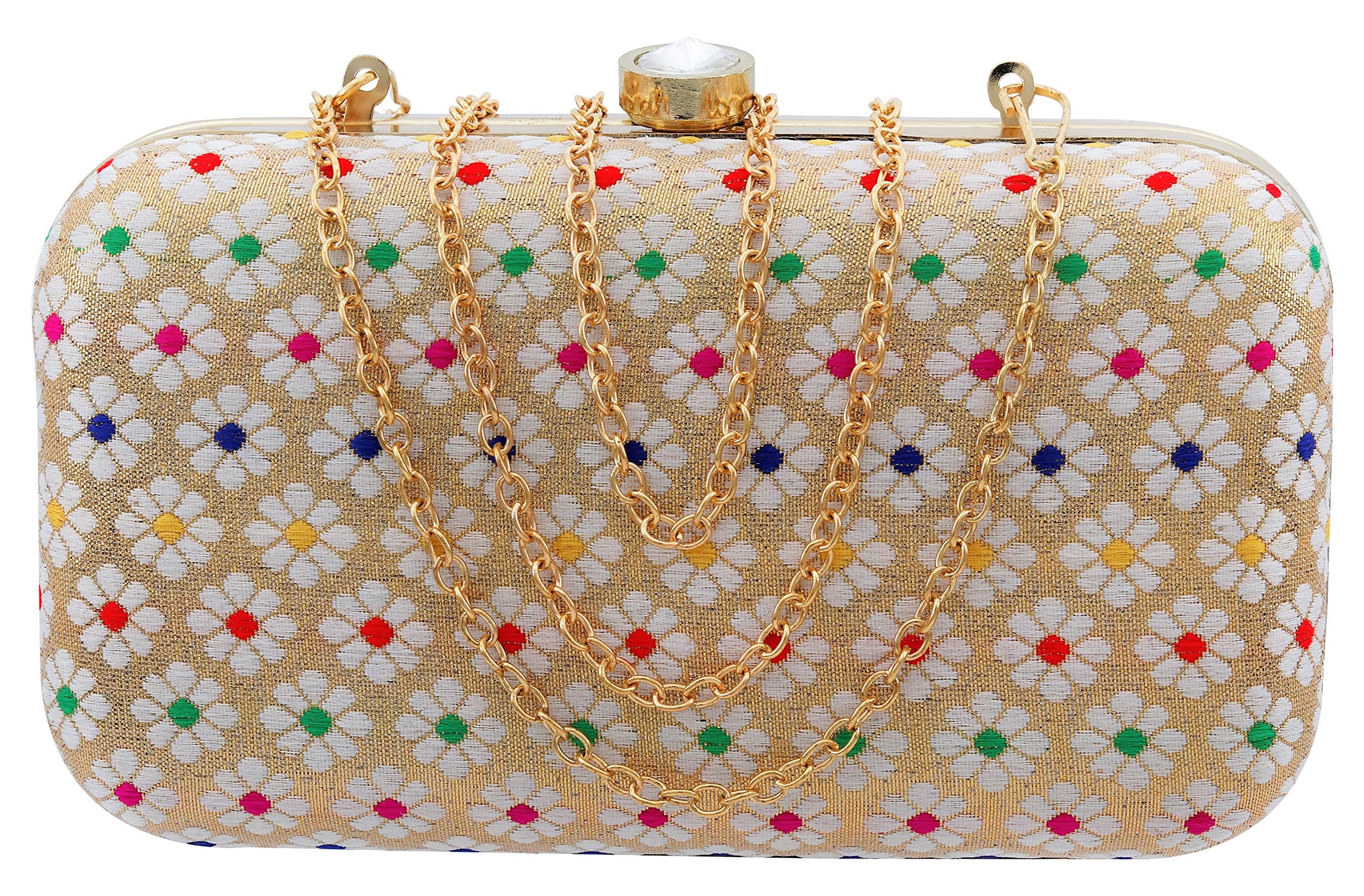 AILTINOGirls Box Clutch (White)
