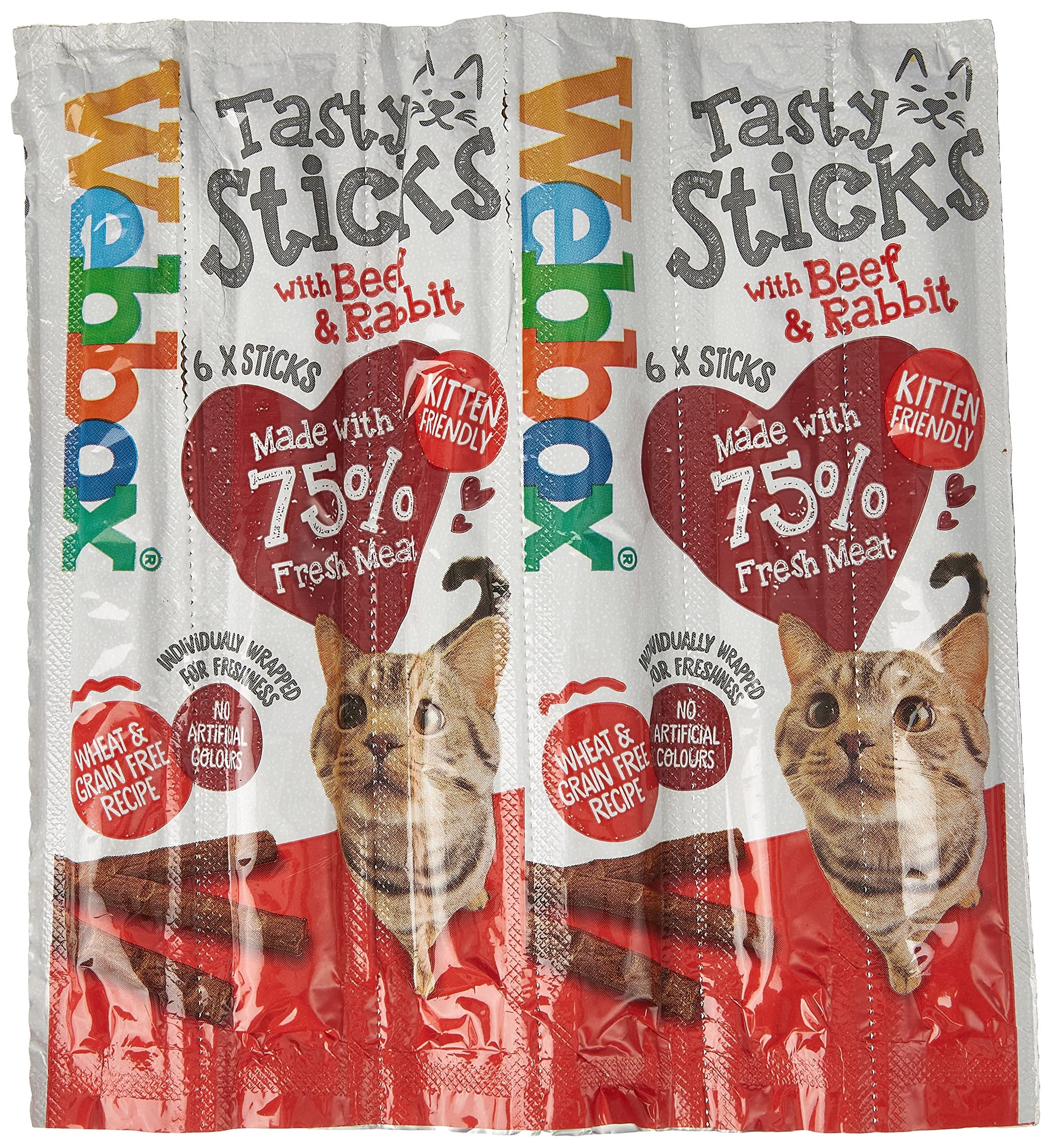 Webbox Cat Delight Treat Sticks - Beef & Rabbit
