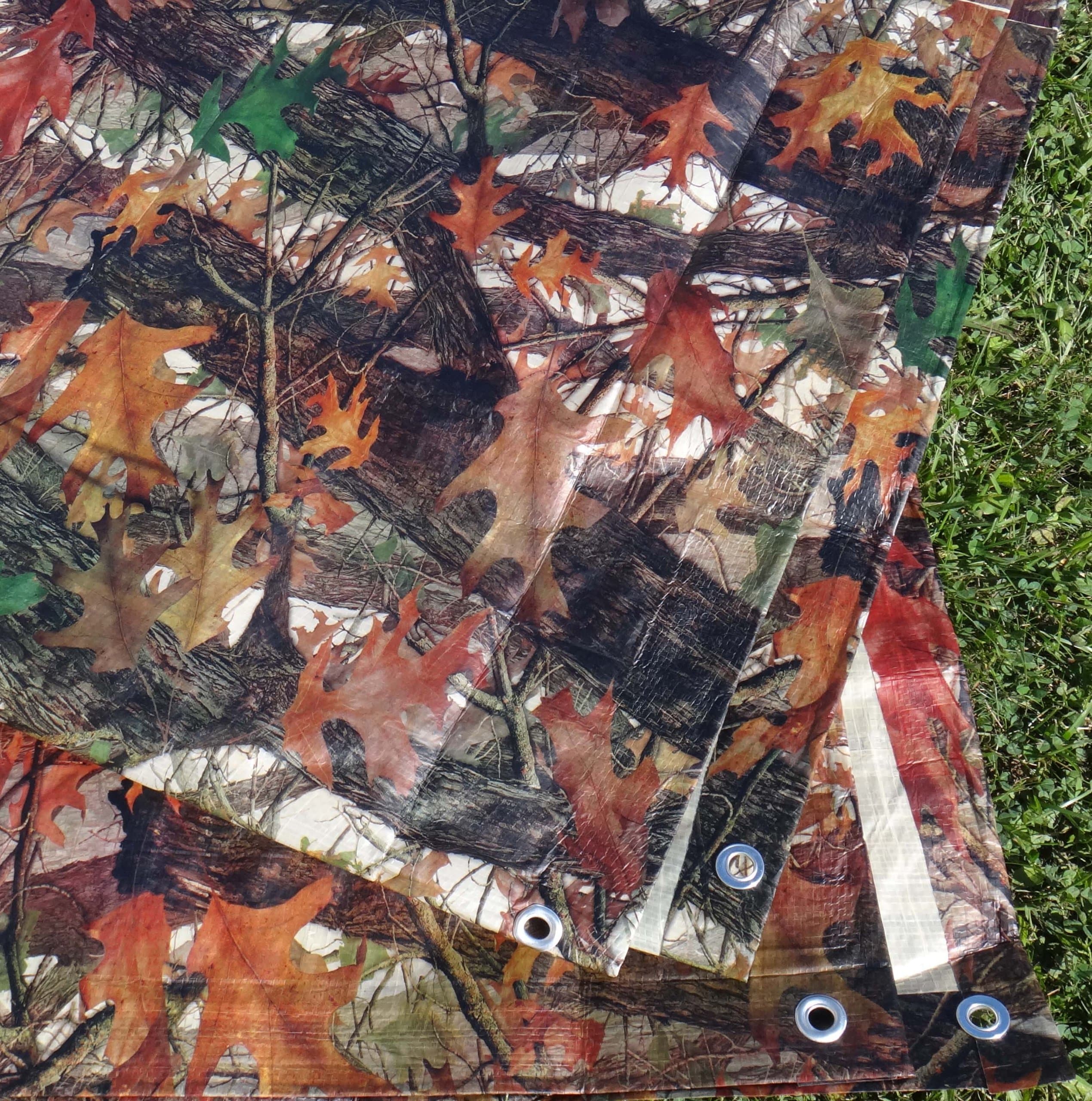 10 Ft. X 10 Ft. Tree/Leaf Print Camouflage Tarp