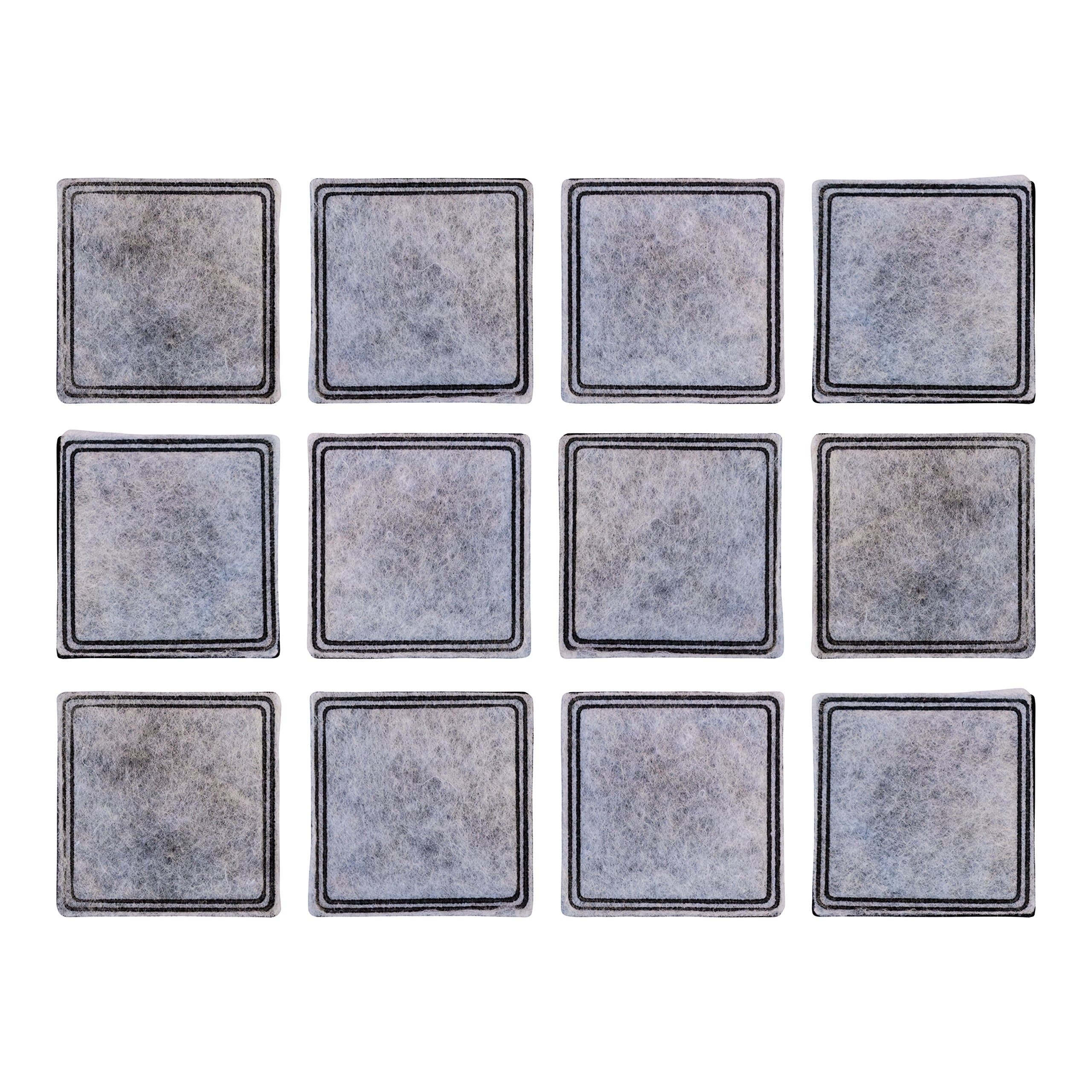 PETSTANDARD Replacement Filter Compatible with PetSafe® Fountain Aqua Cube®, Aqua Falls® and Current Pet Water Fountain, Pack of 12