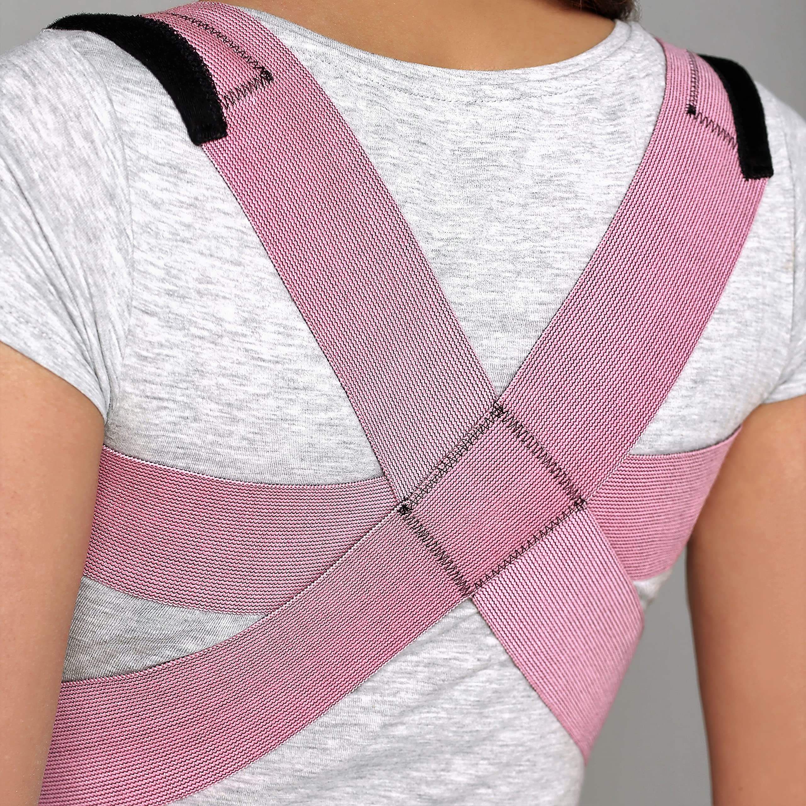 ®BeFit24 Modern Posture Corrector - Great Solution To Fix Computer Slouch - Full Back Pain Relief Belt - Best Shoulder Support Brace