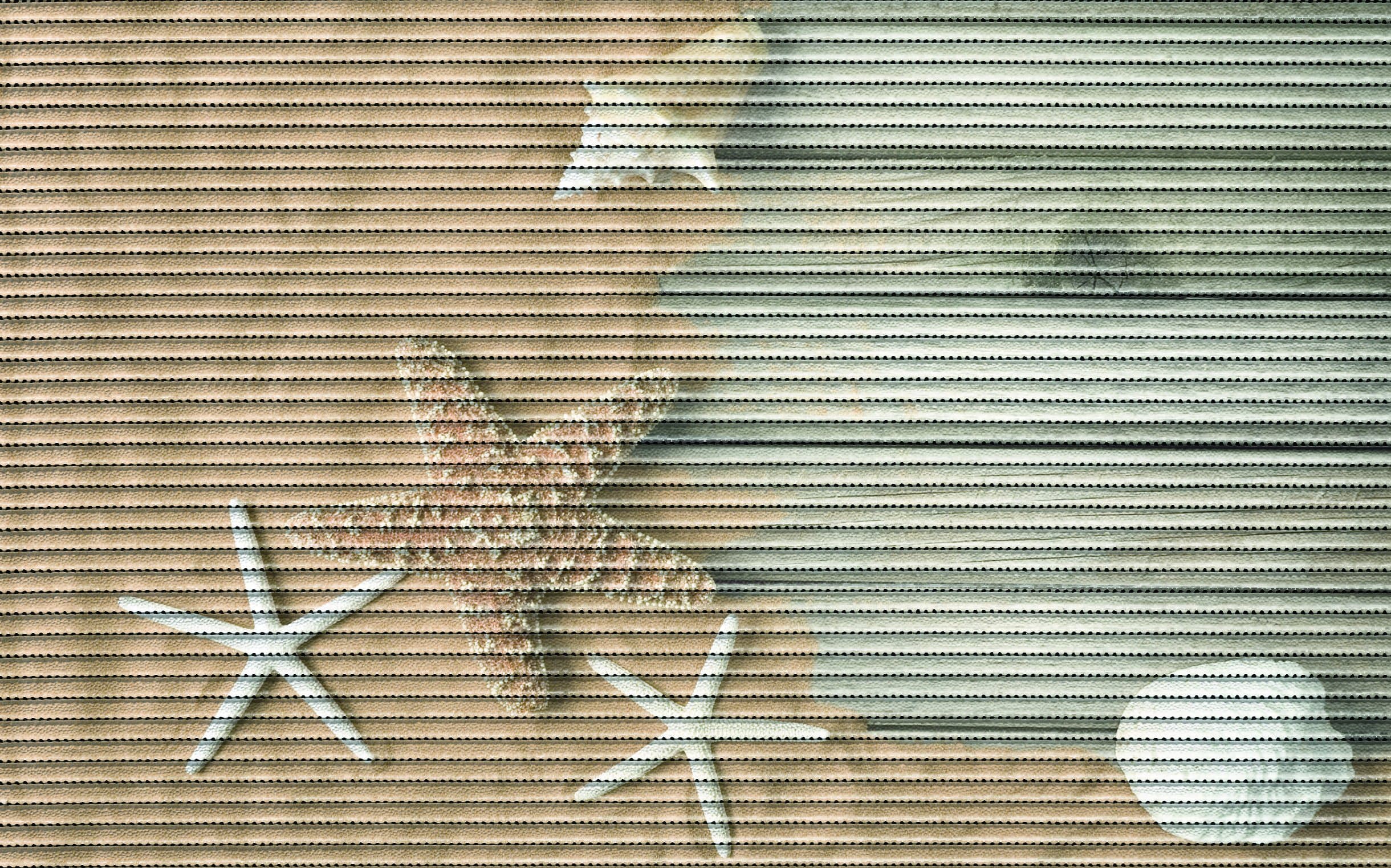 Friedola Sympa-Nova All Purpose mat, Polyester, Starfish, 80 x 48 x 1 cm