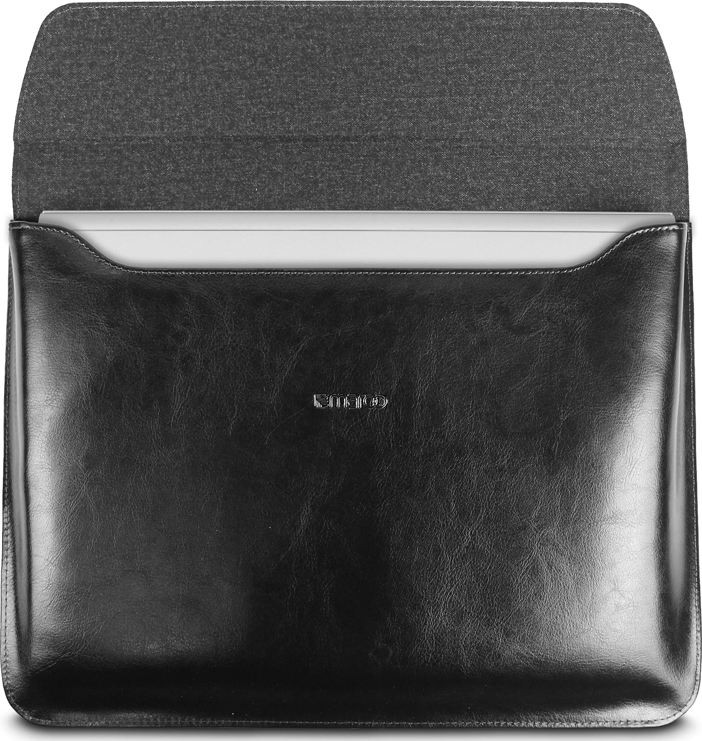 Maroo MR-MS2015 Premium Leather Sleeve for Surface Book 2 15” Display - Black