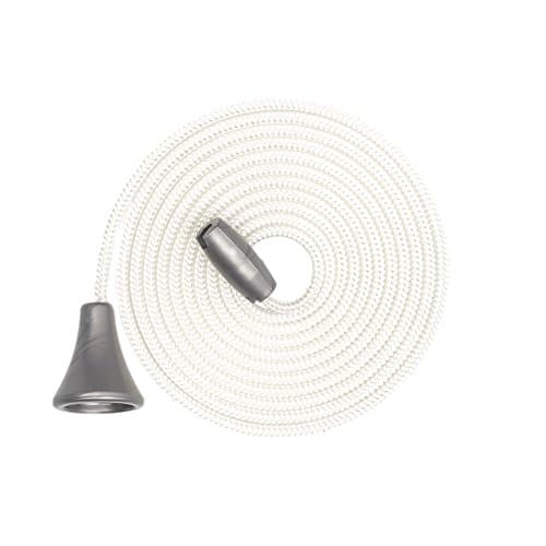 Bathroom Light Pull Cord Strings. Choice of Fun and Contemporary Colours, from Sleeklight (Metallic Silver)