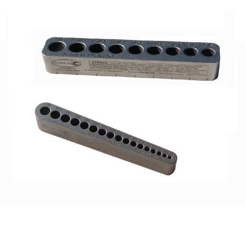 Big Gator Tools BGT V-drill V-drillguides W/25 SAE (Standard) Hole Sizes 1/8 - 1/2 by BIG GATOR TOOLS