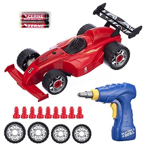 Take Apart Toy Racing Car Kit - this Construction Toy Will Give your Kid(s) Hours of Fun. Two body shells - Formula One Type and Daytona Type