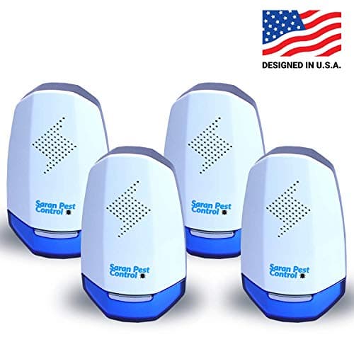 2019 Ultrasonic Pest Reject Repeller - Plug In Electronic - 4 Pack | Eco Friendly Non-Toxic| Repel Mosquitoes, Ants, Bed Bugs, Mice, Roaches, Rats, Squirrels, & Spiders | NO Batteries Needed
