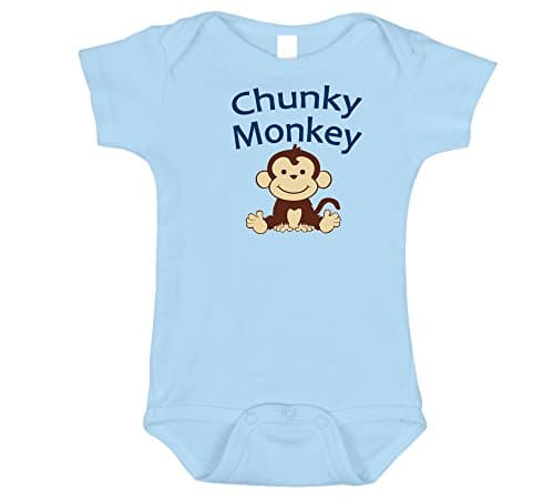 Bebe Bottle Sling Infant Bodysuit Chunky Monkey | Size 0-3 Months to 12 Months | Baby Onesies