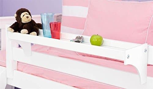 Kids Bedside Long Tray w Rail Mounting