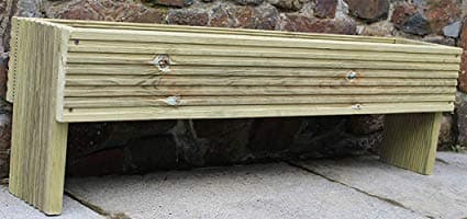 Devonshire Wood Hand Made Raised Decking Flower Herb Vegetable Trough, Planter 120cm long x 30cm high
