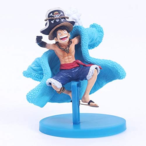 CQOZ One Piece / 20th Anniversary/Blue Clothes Luffy Model Statue High (17cm) Character statue