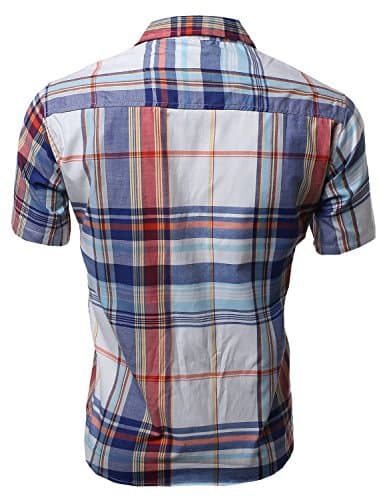 Youstar Men's Short Sleeve Button Down Shirts