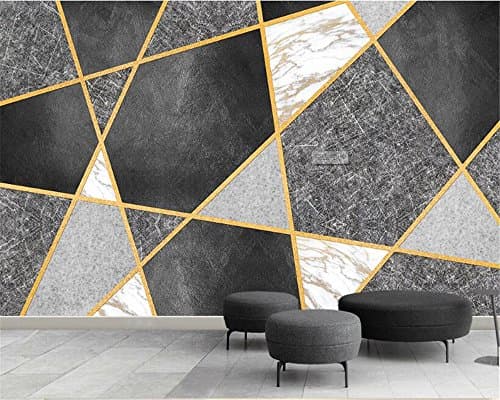 350X260Cm, 3D Wallpaper Modern Simple Splicing Geometry Marble Pattern Tv Sofa Background Photo Murals Wallpaper for Walls 3 D,by ZLJTYN
