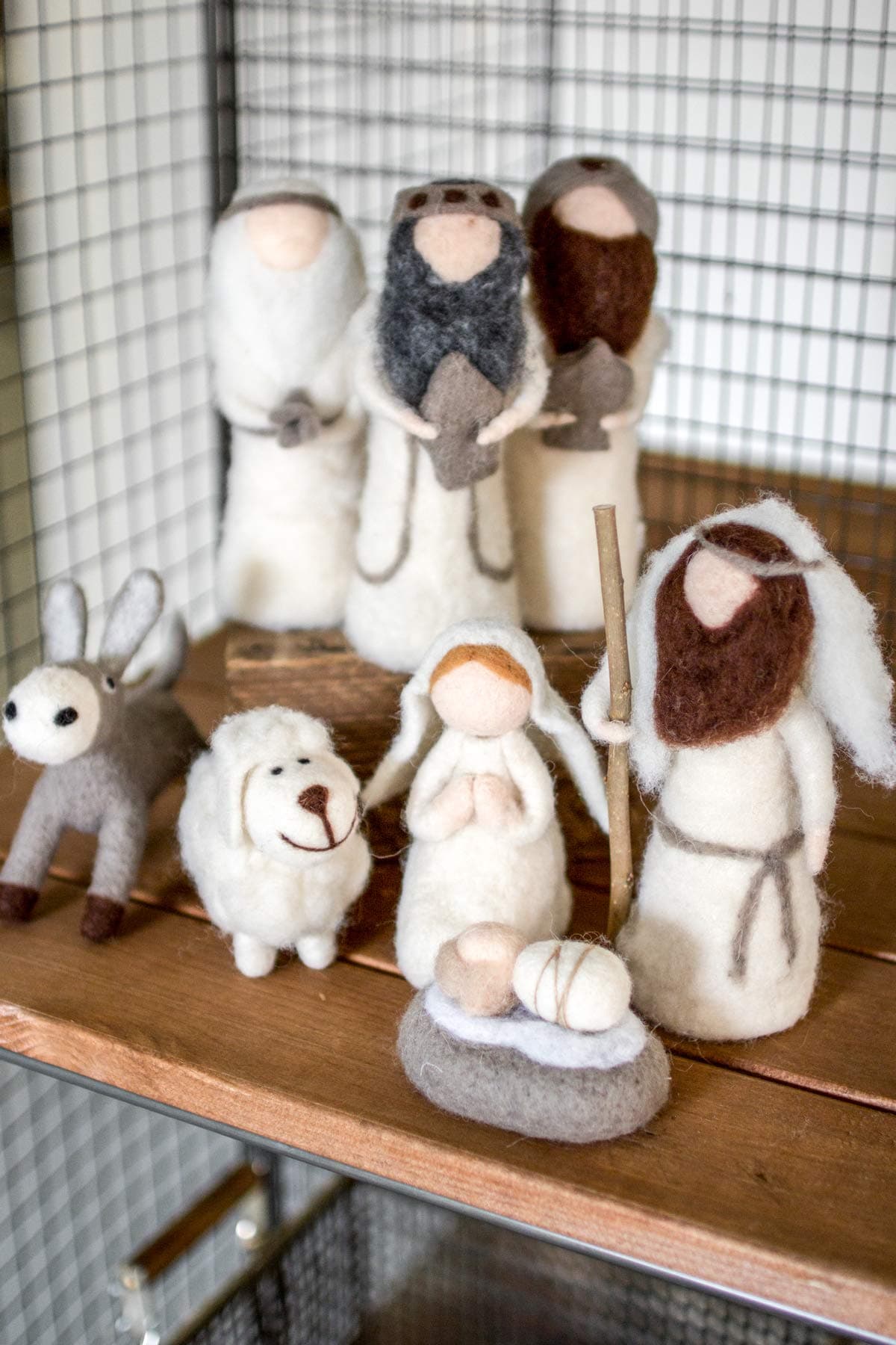 Kalalou Felt Nativity, Eight Piece Set