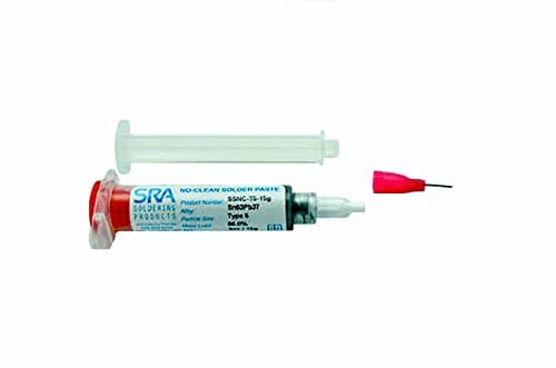 SRA 63/37 Solder Paste T5-15 Grams in a 5cc Syringe