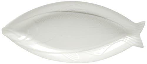 White Basics Collection, Fish Platter, Small, White