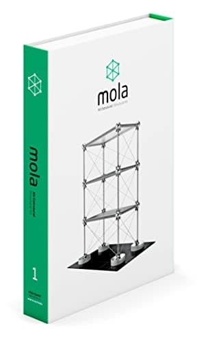 Mola Structural Kit 1 Magnetic Modular Kit for Engineering and Architecture Education | 122 Pieces + Practical Guide