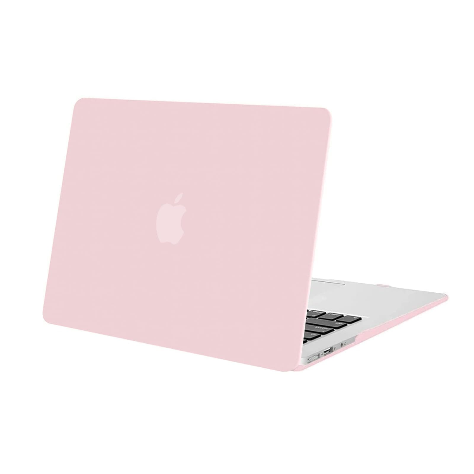 MOSISO Plastic Hard Shell Case Cover Only Compatible MacBook Air 13 Inch (Models: A1369 & A1466), Not Compatible 2018 Version A1932 with Retina Display, Rose Quartz
