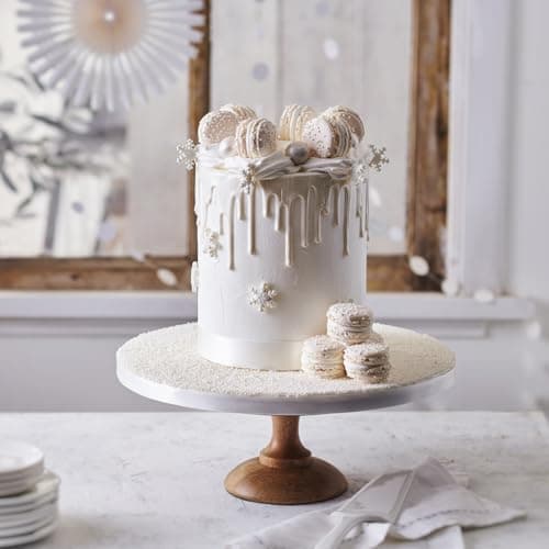 FunCakes Sugar Paste Bright White, Easy to Use, Smooth, Flexible, Soft and Pliable, Perfect for Cake Decorating, Halal, Kosher and Gluten Free, 5 kg (2 x 2.5 kg)