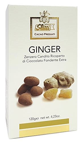Dark Chocolate Covered Ginger by Slitti (120 gram)
