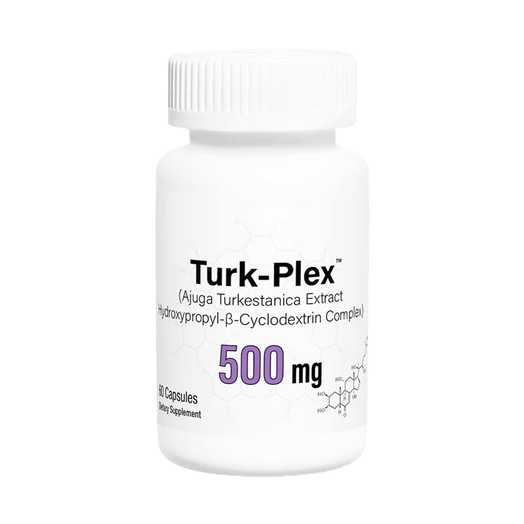 Gorilla Mind Turk-Plex (Turkesterone) - Complexed with Hydroxypropyl-Beta-Cyclodextrin for Enhanced Bioavailability (500 mg x 60 Capsules)