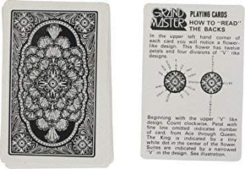 Y Marked Magic Playing Cards Best for Flash(Grand Master Black)..