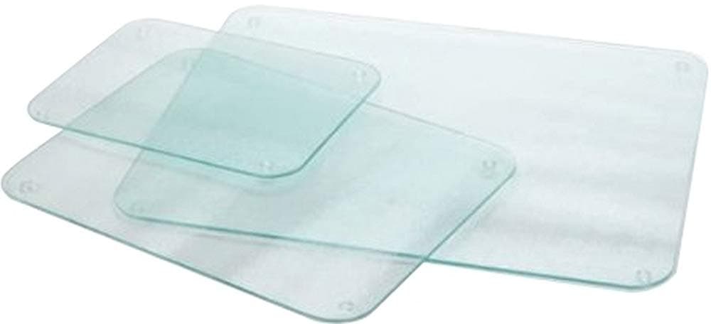 Completely Clear & Flat Float Glass Worktop Saver - 60 x 40cm by Cutting Edge Cookware