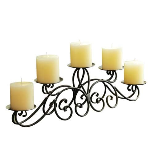 FrameArmy Iron Table Tealight Candle Holder Decor (5 Pillar)