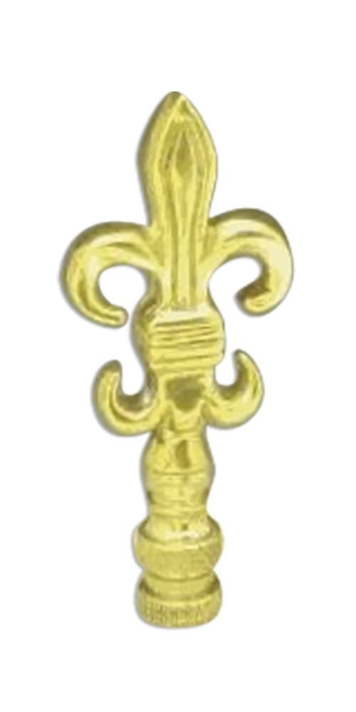 JT Brass Decorative Fleur De Lis Table Lamp Finial