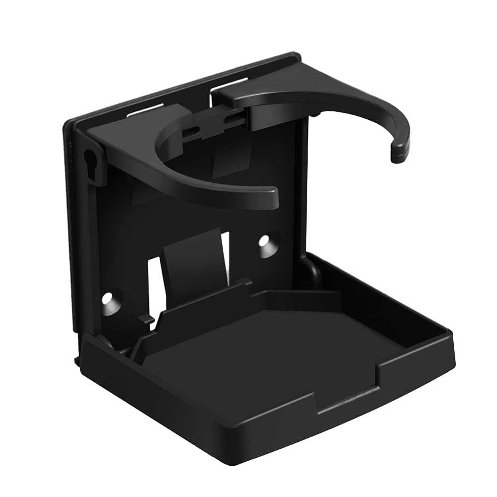 Adjustable Folding Drink Cup Holder with Screws Universal Bottle Holder for Marine Boat Caravan Car Trucks RVs Vans