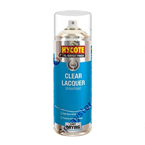 Hycote XDPB908 Clear Lacquer Spray Paint (2 Pack)