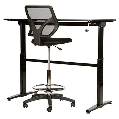 Cool Living Adjustable Stand Up Home Office Desk Table + Drafting Office Chair