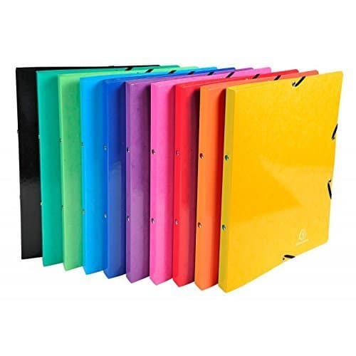 A4 Slim 15mm 2 Ring Binders Gloss Finish Elastic Closure - Pack 10