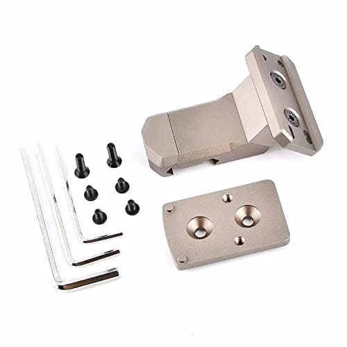 45 Degree Offset Mount for T1 T2 H1 H2 M5 and RMR Style Dot Sights